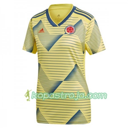 Billiga Fotbollströjor Colombia Dam Hemma tröja Copa América 2019 Kortärmad